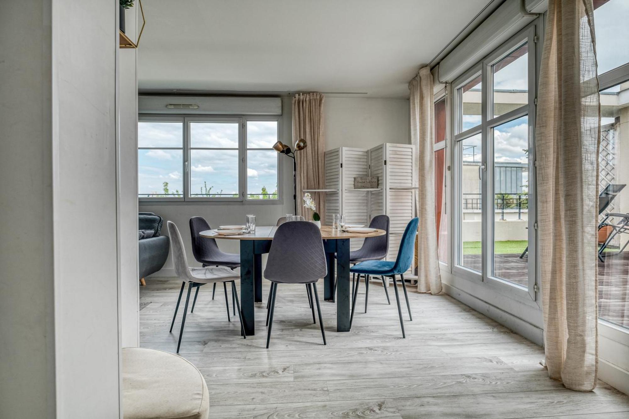 Appartement Family Terrasse 6-7Pers Proche Disney Et Gare Монтеврен Екстер'єр фото